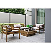 GroJa BasicLine Steckzaun (180 x 30 cm, Weiß) | BAUHAUS