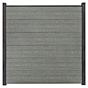 GroJa BasicLine Steckzaun (180 x 30 cm, Grey Ash Cut) | BAUHAUS