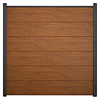 GroJa BasicLine Steckzaun (180 x 30 cm, Golden Oak)