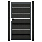 GroJa Solid Gartentor Grande Premium (100 x 180 cm, Anthrazitgrau (DB703)) | BAUHAUS