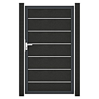 GroJa Solid Gartentor Grande Premium (100 x 180 cm, Anthrazitgrau (DB703))