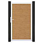 GroJa BasicLine Gartentor (100 x 180 cm, Asteiche Natur (EV1), Kunststoff) | BAUHAUS