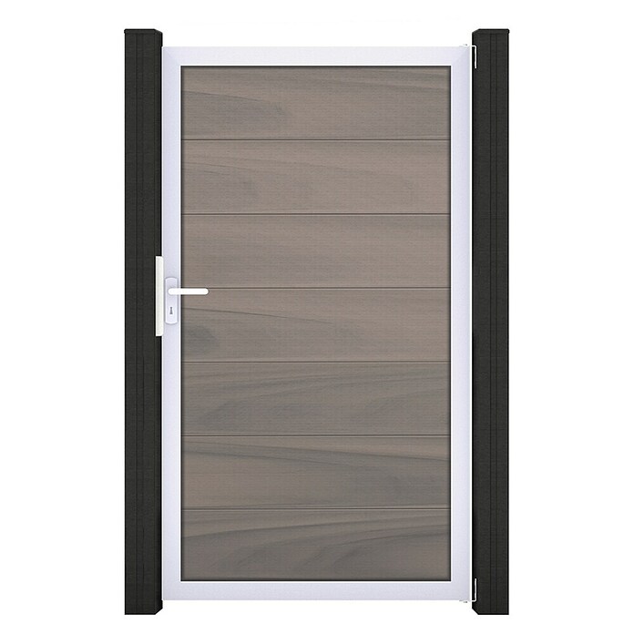 GroJa Solid Gartentor Grande (100 x 180 cm, Beige (EV1)) | BAUHAUS