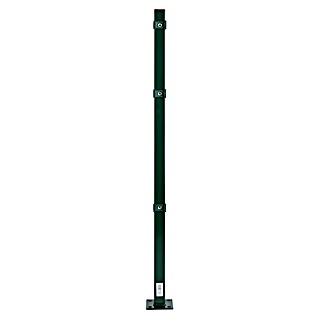 Peddy Shield Zaun-Set DSM (2 x 0,83 m, Grün, 21 -tlg., Mit Montageplatte)
