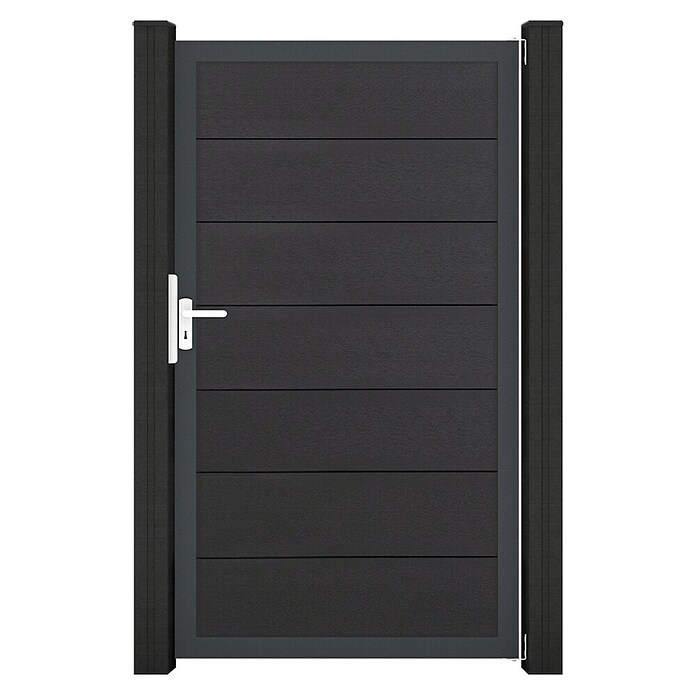 GroJa Solid Gartentor Grande (100 x 180 cm, Anthrazitgrau (DB703)) | BAUHAUS