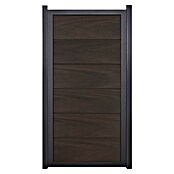 GroJa Viento Steckzaun (90 x 180 cm, Walnuss (DB703)) | BAUHAUS