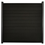 GroJa Solid Steckzaun (180 x 180 cm, Schwarz) | BAUHAUS