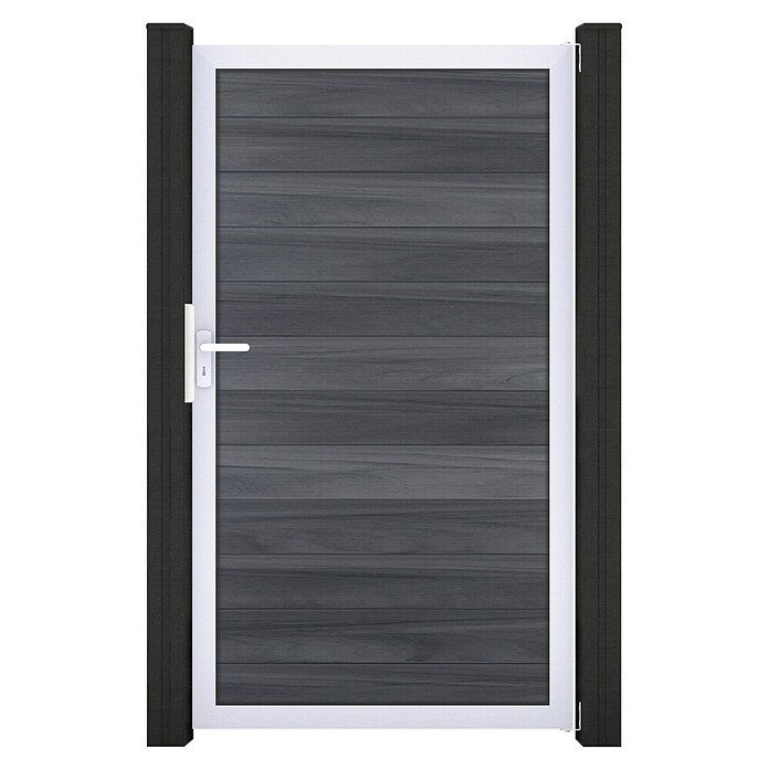 GroJa Solid Gartentor (100 x 180 cm, Steingrau (EV1)) | BAUHAUS