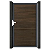 GroJa Solid Gartentor Grande (100 x 180 cm, Walnuss (DB703)) | BAUHAUS
