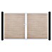 GroJa BasicLine Gartentor Schmal 