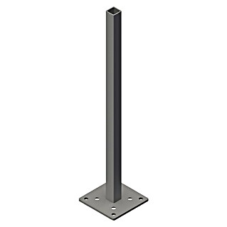 GroJa Konsole (13 x 60 cm, Passend für: 7x7 Alu-Steckzaunpfosten in 100 und 190 cm Länge)