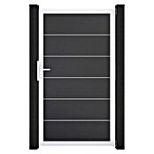 GroJa BasicLine Gartentor Premium (100 x 180 cm, Anthrazit (EV1), Kunststoff) | BAUHAUS