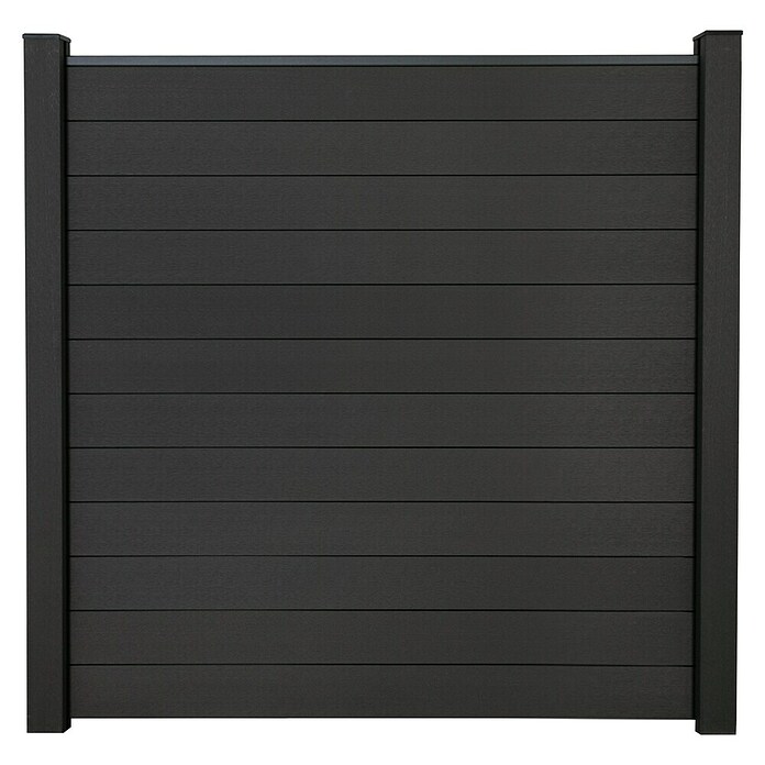 GroJa Solid Steckzaun (180 x 180 cm, Anthrazitgrau) | BAUHAUS