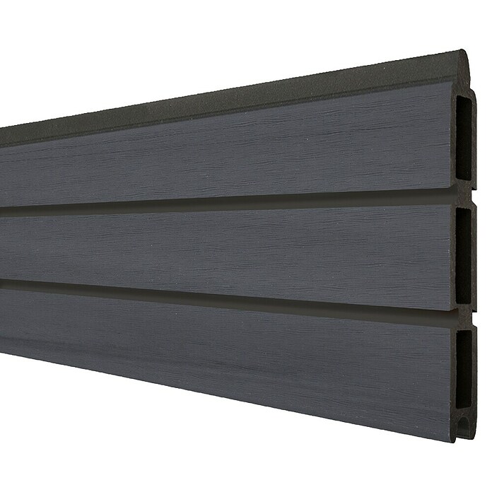 GroJa Solid Steckzaun Rhombus (180 x 30 cm, Steingrau) | BAUHAUS