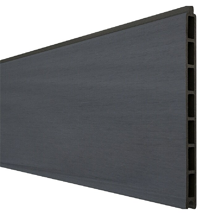 GroJa Solid Steckzaun Grande Premium (180 x 24 cm, Steingrau) | BAUHAUS