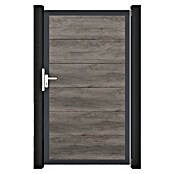 GroJa BasicLine Gartentor (100 x 180 cm, Monument Oak (DB703), Kunststoff) | BAUHAUS