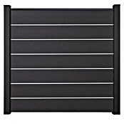 GroJa Solid Steckzaun Grande Premium (180 x 180 cm, Anthrazitgrau) | BAUHAUS