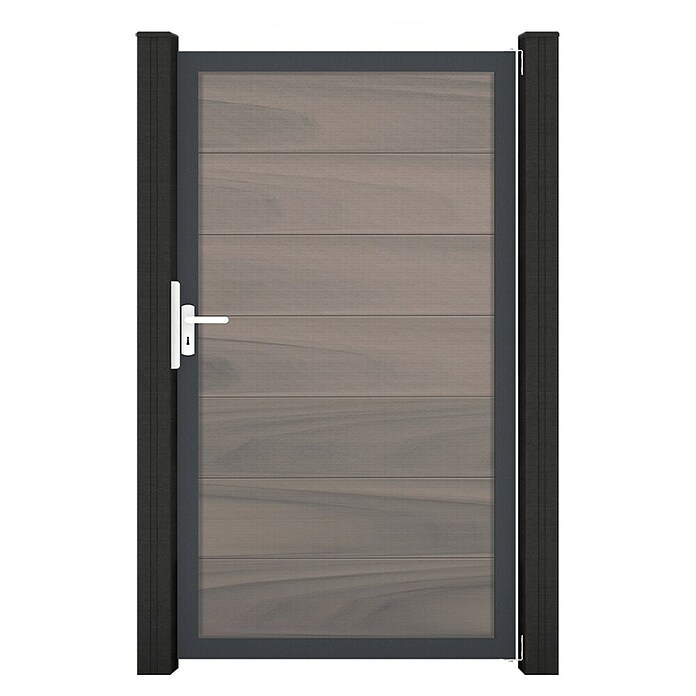 GroJa Solid Gartentor Grande (100 x 180 cm, Beige (DB703)) | BAUHAUS