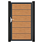 GroJa BasicLine Gartentor Premium (100 x 180 cm, Asteiche Natur (DB703), Kunststoff) | BAUHAUS