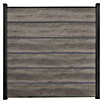 GroJa BasicLine Steckzaun Premium (180 x 180 cm, Monument Oak) | BAUHAUS
