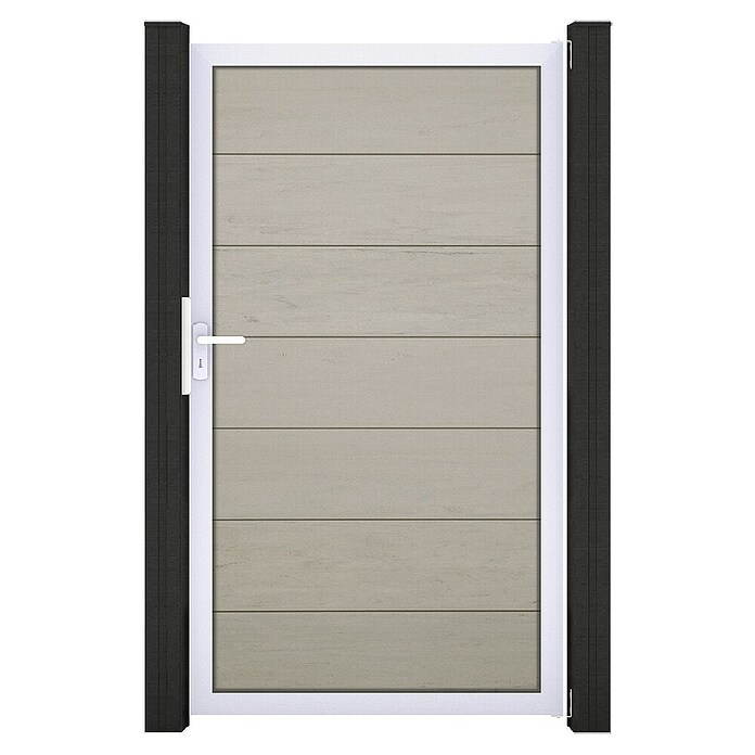 GroJa Solid Gartentor Grande (100 x 180 cm, Sand) | BAUHAUS