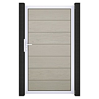 GroJa Solid Gartentor Grande (100 x 180 cm, Sand)