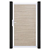 GroJa BasicLine Gartentor (100 x 180 cm, Shefflied Oak (EV1), Kunststoff) | BAUHAUS