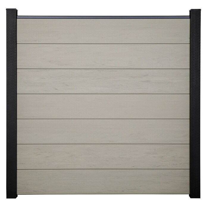 GroJa Solid Steckzaun Grande (180 x 180 cm, Sand) | BAUHAUS