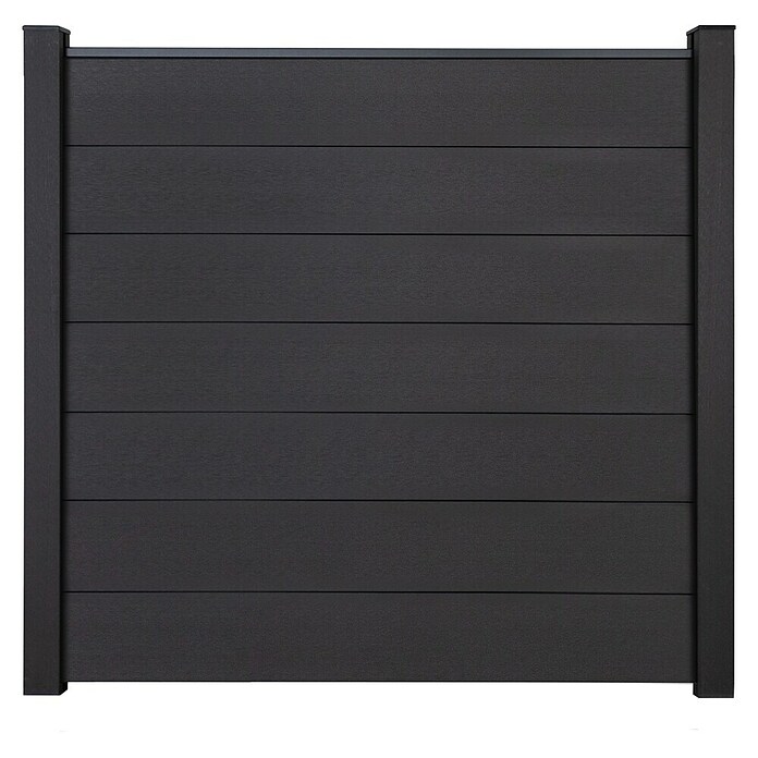 GroJa Solid Steckzaun Grande (180 x 180 cm, Anthrazitgrau) | BAUHAUS