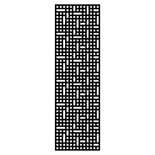GroJa mix-it Einsatz (L x B x H: 2 x 60 x 180 cm, Aluminium, Mesh)
