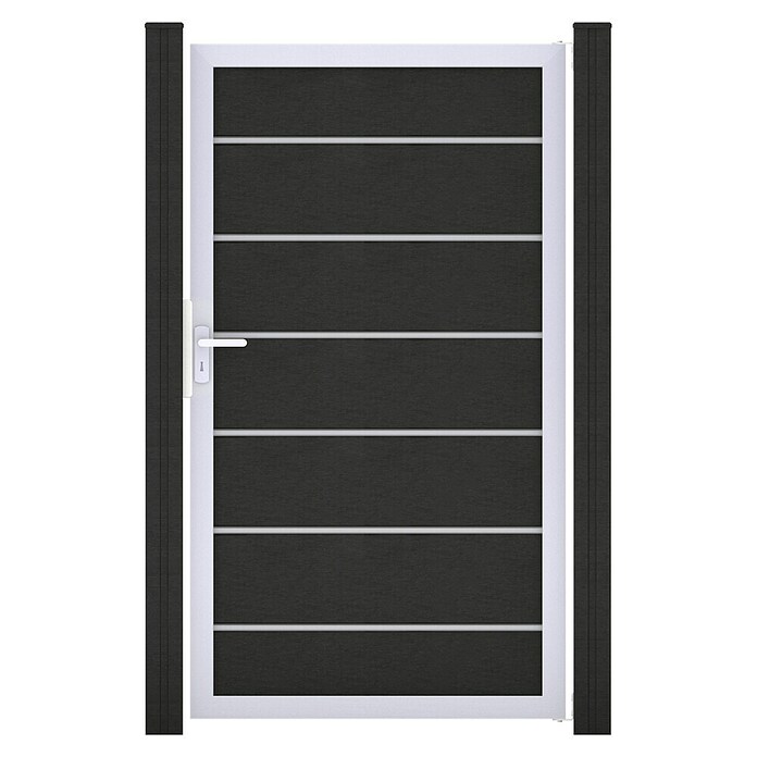 GroJa Solid Gartentor Grande Premium (100 x 180 cm, Anthrazitgrau (EV1)) | BAUHAUS