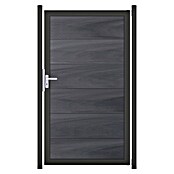 GroJa Viento Gartentor (100 x 180 cm, Steingrau (EDB703), Aluminium) | BAUHAUS