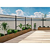 GroJa Solid Steckzaun (180 x 180 cm, Sand) | BAUHAUS
