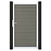 GroJa Solid Gartentor (100 x 180 cm, Grau (EV1)) | BAUHAUS