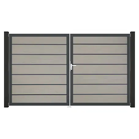 GroJa Solid Gartentor Grande Premium