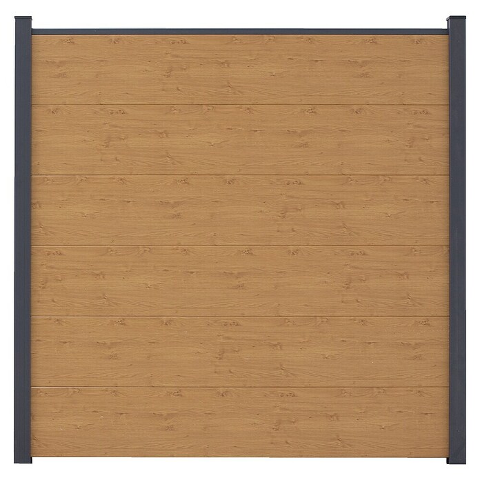 GroJa BasicLine Steckzaun (180 x 30 cm, Asteiche Natur) | BAUHAUS