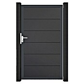 GroJa BasicLine Gartentor (100 x 180 cm, Anthrazit (DB703), Kunststoff) | BAUHAUS