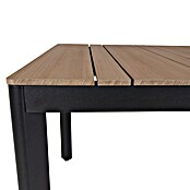 Sunfun Mesa de jardín Bellua (L x An x Al: 222 x 100 x 74 cm, Aluminio/Polywood, Antracita/Natural) | BAUHAUS