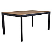Sunfun Mesa de jardín Bellua (L x An x Al: 172 x 100 x 74 cm, Aluminio/Polywood, Antracita/Natural) | BAUHAUS