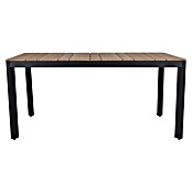 Sunfun Mesa de jardín Bellua (L x An x Al: 172 x 100 x 74 cm, Aluminio/Polywood, Antracita/Natural) | BAUHAUS