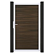 GroJa Solid Gartentor (100 x 180 cm, Walnuss (EV1)) | BAUHAUS