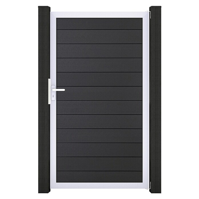 GroJa Solid Gartentor (100 x 180 cm, Anthrazitgrau (EV1)) | BAUHAUS