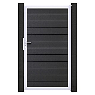 GroJa Solid Gartentor (100 x 180 cm, Anthrazitgrau (EV1))