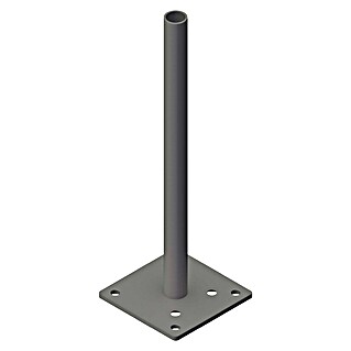 GroJa Konsole (13 x 40,6 cm, Passend für: variablen Eckpfosten 7x7 cm in 190 cm Länge)