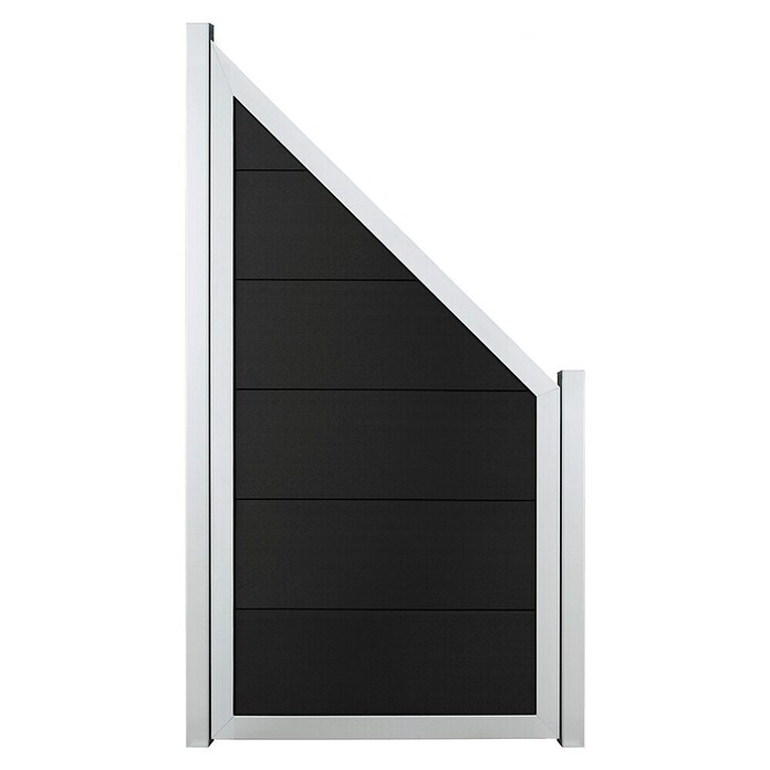 GroJa Viento Sichtschutz-Abschlusselement (90 x 180 cm, Anthrazitgrau (EV1)) | BAUHAUS