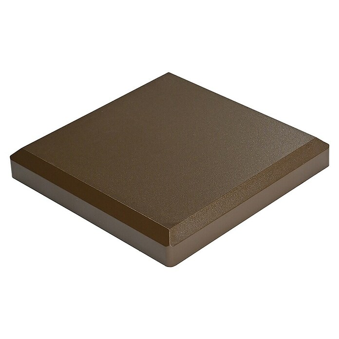 GroJa Solid Pfostenkappe (10 x 10 cm, Kunststoff, Terra) | BAUHAUS
