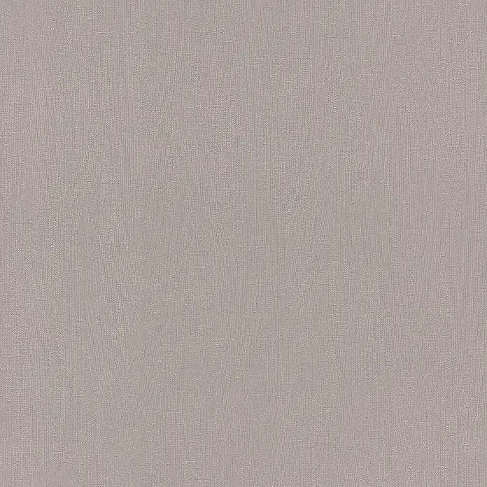 Rasch Selection Vliestapete Relief - Taupe, Uni, 10,05 x 0,53 m - Hellbraun-graue Strukturtapete mit feinen vertikalen Streifen und subtilem Stoffmuster.