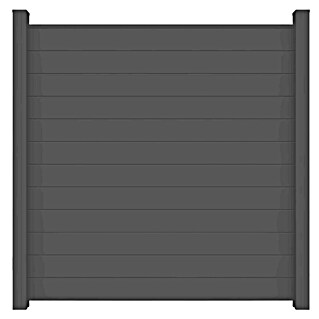 GroJa Lumino Sichtschutzelement (B x H: 180 x 180 cm, Anthrazit)