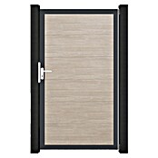 GroJa BasicLine Gartentor (100 x 180 cm, Shefflied Oak (DB703), Kunststoff) | BAUHAUS