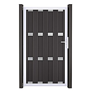 GroJa Gartentor Merano (100 x 180 cm, Anthrazit (EV1), DIN Anschlag: Links)